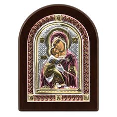 Икона АргентА Владимирская Божья Матерь 4,5х6,5