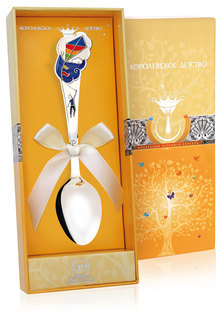 Ложка детская Аргента Авиатор с эмалью 737ЛЖ05807