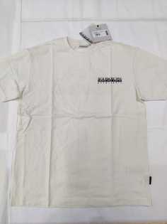 Футболка мужская Napapijri S-Saretine Ss White Antique белая L