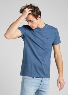 Футболка мужская Lee Ultimate Pocket Tee синяя XXL