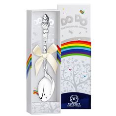 Ложка детская Аргента для развития Аргента Цыпленок с чернью 1374ЛЖ05806