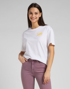 Футболка женская Lee Relaxed Crew Tee белая XS