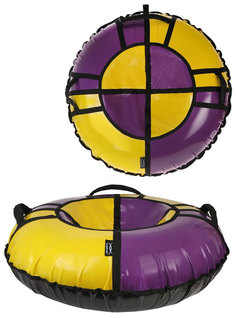 Тюбинг X-Match Sport фиолетовый-желтый 120см Sport