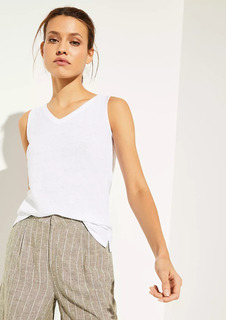 Топ женский Comma 100 белый 38