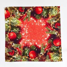 Набор салфеток; Мелодия рождества; Размер: 40 х 40 (2 шт) Сирень