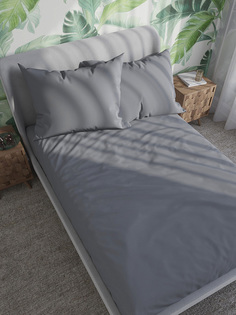 Простынь на резинке Сказка "Grigio" 140х200 см , поплин