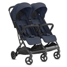 Коляска Inglesina Twin Sketch прогулочная для двойни blue