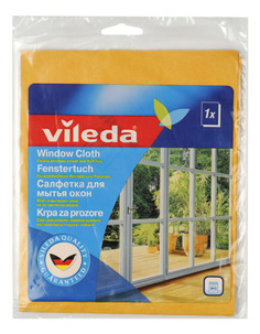 Салфетка для уборки Vileda для мытья окон 36x40 см