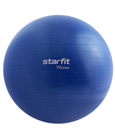 Фитбол STARFIT GB-108 75 см, 1200 гр, антивзрыв, темно-синий