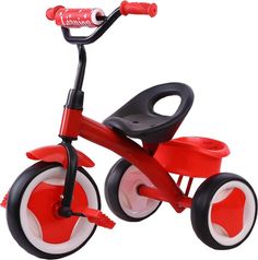 Велосипед Actiwell для детей от 3 до 6 лет трехколесный красный