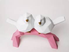 Статуэтка "Птички на веточке", серия "Зов Джунглей", арт. XL-80297 Импортные товары