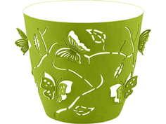 Горшок для цветов Butterflies 2,5 л круглый лиственно-зеленый LF101310021 Plastic Centre