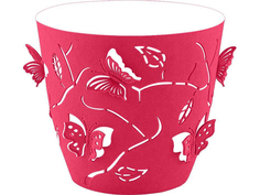Горшок для цветов Butterflies 2,5 л D175 мм круглый ягодно-розовый LF101310054 Plastic Centre