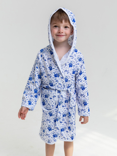 Халат для мальчиков КотМарКот 2331181 Цв. белый р. 110