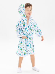 Халат для мальчиков КотМарКот 233422150 Цв. белый р. 122