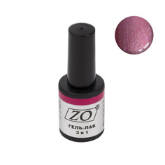 Гель-лак 3 в 1 ZO-GT-043, бледно-сиреневый шиммер, 10 мл
