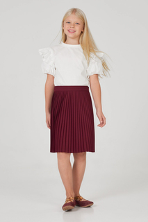 Юбка детская Choupette 429.31 цв.бордовый р.122