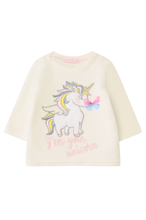 Лонгслив детский Choupette 63.96 цв.экрю р.80