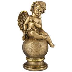 Фигурка Ангел на Шаре высота 44 см Цвет: Бронза с Позолотой Venera