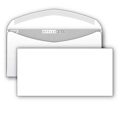 Конверт OfficePost 76411 E65 белый декстрин 110х220 мм 1000 штук