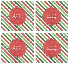 Набор салфеток сервировочных плейсмат Happy Holidays 30х28 см 4 шт Nouvelle