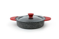 Кастрюля, алюминий,1,25л., 20 см [ZK-900-3] EDA