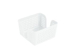 Салфетница "Лофт" 15см квадр.(белый) 650006 Violet