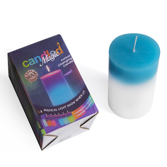 Свеча восковая декоративная светодиодная Хамелеон LED Candled Magic HP0061 голубой Baziator