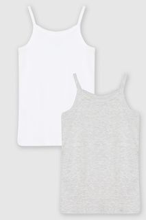 Майка бельевая детская Choupette 20.91 цв.графит р.140