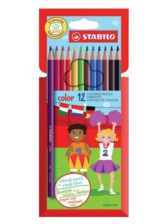 Карандаши цветные "Color", 12 цветов Stabilo