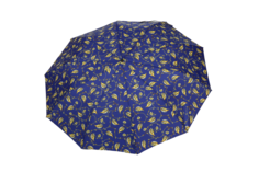 Зонт складной женский автоматический ZEST 23948 темно-синий