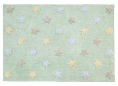 Lorena canals ковер триколор звезды stars tricolor (мятный) 120*160