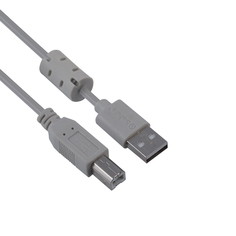 Мультимедийный кабель для принтера USB2.0 A вилка-USB B вилка c ф/фильтром, 3м.,BW1412 Belsis