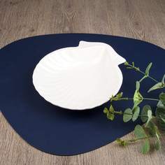 Блюдо Nouvelle Home Ракушка фарфоровое 23 х 20 см