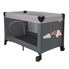 Манеж Nattou Playpen (Наттоу Плейпен) Sasha & Pauline Пингвин и Кролик 10645