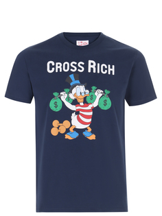 Футболка хлопковая с принтом MC2 Saint Barth