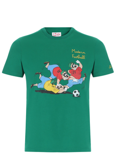 Футболка хлопковая с принтом MC2 Saint Barth