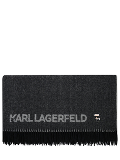 Плед шерстяной Karl Lagerfeld