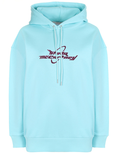 Худи хлопковое с логотипом Stella Mccartney