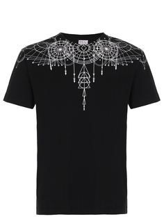 Футболка хлопковая с принтом Marcelo Burlon