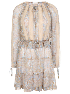 Платье с принтом Zimmermann