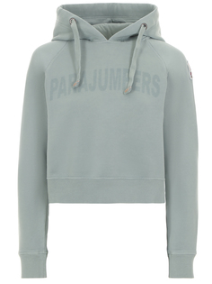Худи хлопковое с логотипом Parajumpers