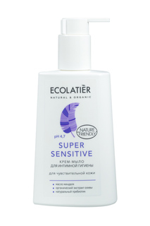 Крем-мыло для интимной гигиены ECOLATIER Super Sensitive 250 мл