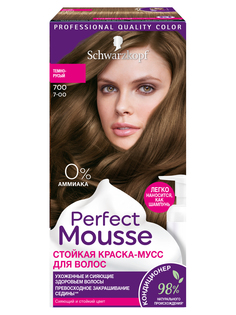 Стойкая краска-Мусс Perfect Mousse для укладки волос, 700 92,5 мл Schwarzkopf