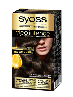 Стойкая краска для волос Syoss Oleo Intense, 4-50 115 мл