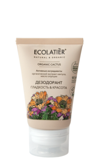 Дезодорант Ecolatier GREEN Гладкость & Красота Серия ORGANIC CACTUS, 40 мл