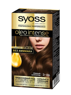 Стойкая краска для волос Syoss Oleo Intense, 3-86 115 мл
