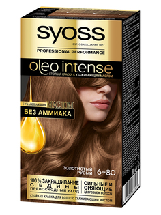 Стойкая краска для волос Syoss Oleo Intense, 6-80 115 мл