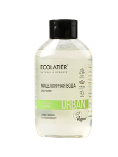 Мицеллярная вода Ecolatier ECL для снятия макияжа чай матча & бамбук, 600 мл