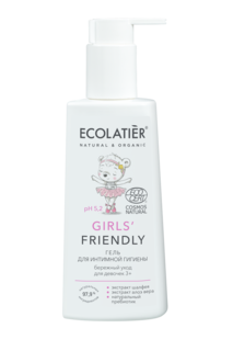 Гель для интимной гигиены Ecolatier, baby "Girls` Friendly 3+", 150 мл